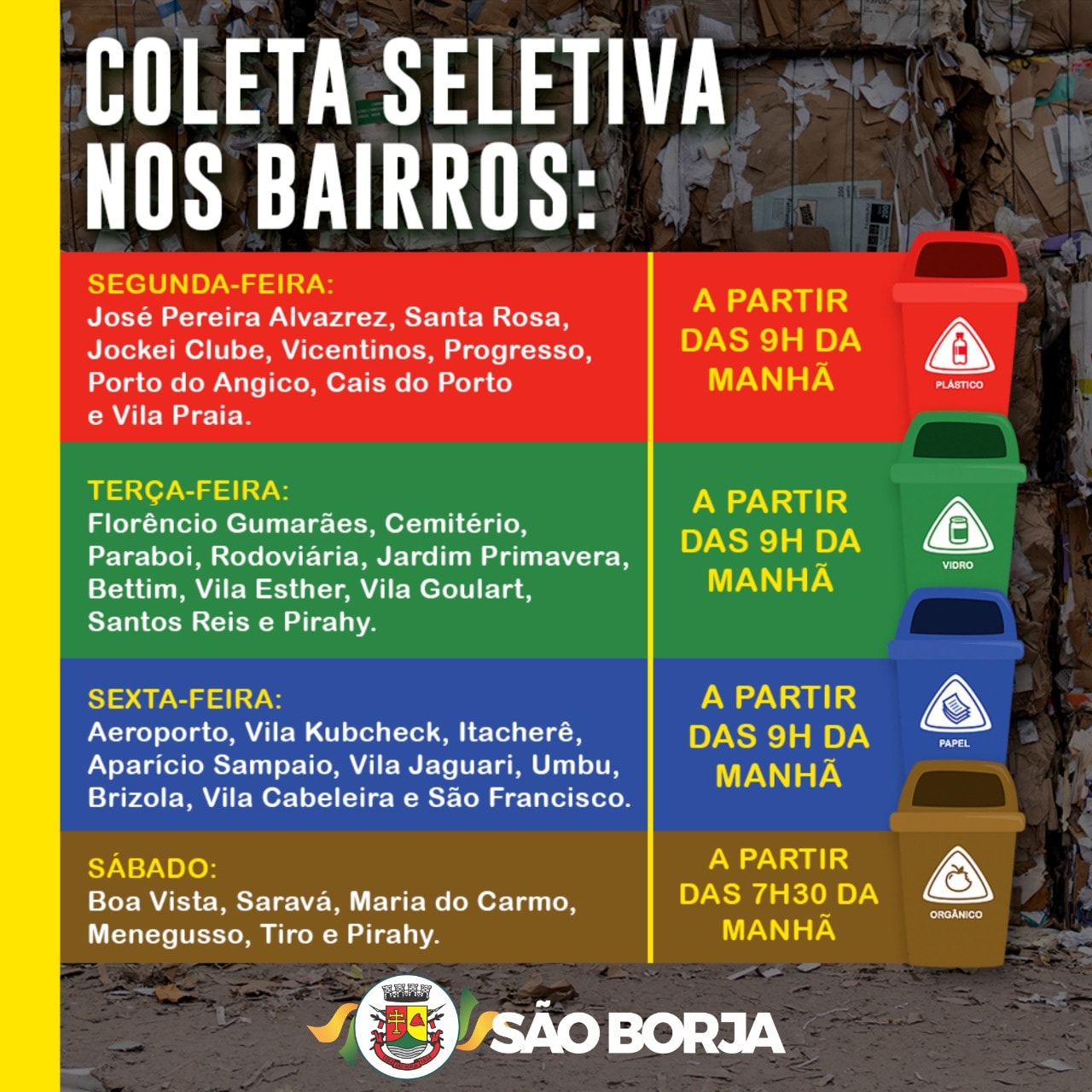 Coleta seletiva em Porto Alegre